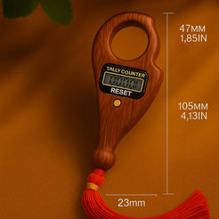 Mini Prayer Beads Digital Counter with LCD Display