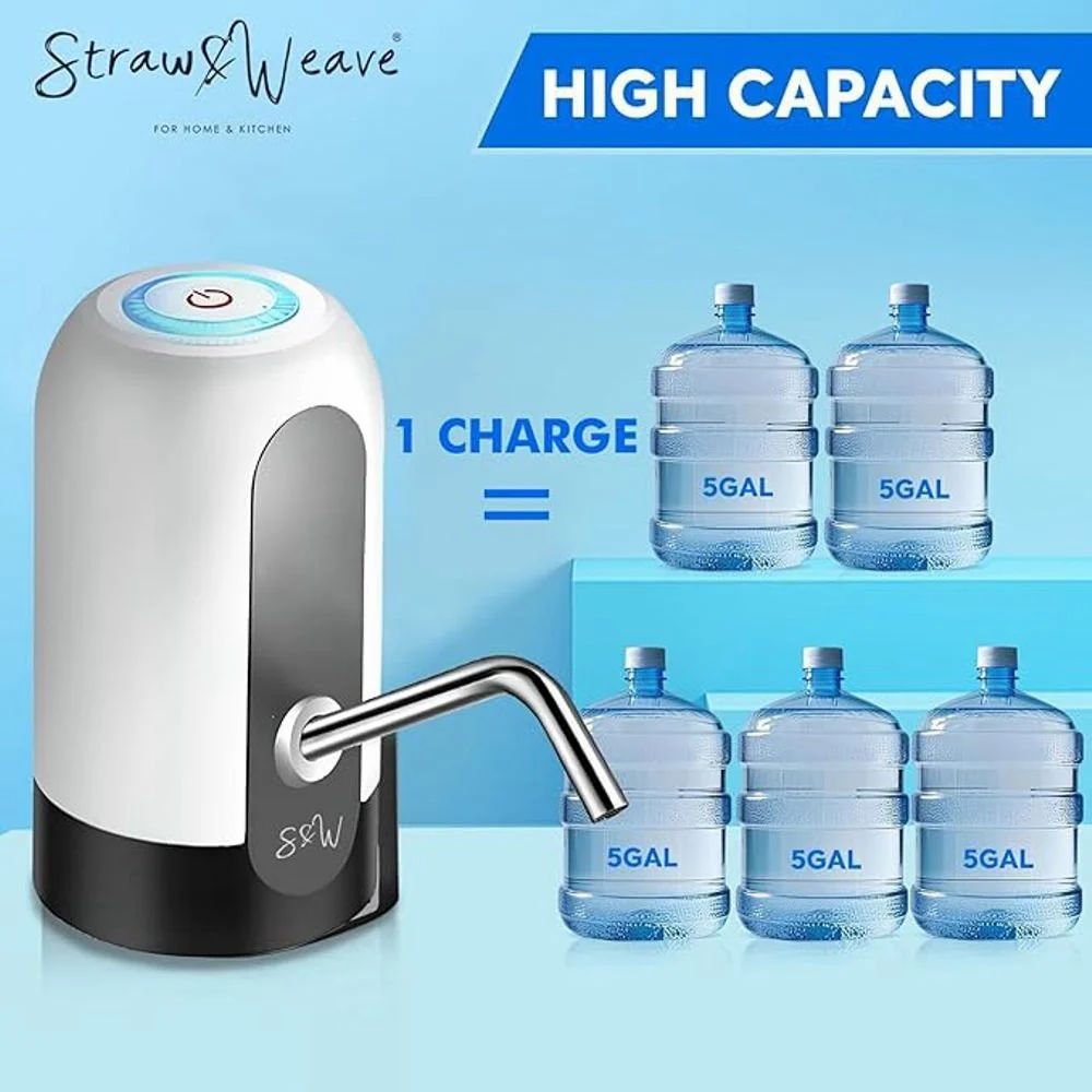 Automatic Wireless Water Bottle Can Dispenser Pump