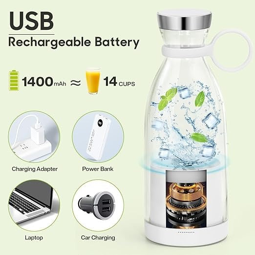Electric Portable Mini Fruit Juicer Bottle