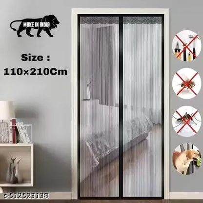 Magic Mesh Magnetic Mosquito Screen Door Net  ( Buy1 Get1 Free Pack Of 2 )