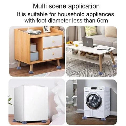 Anti Vibration Pad-Anti-vibration Pads For Washing Machine - 4 Pcs Shock Proof Feet For Washer ? Dryer, Great For Home, Laundry Room, Kitchen, Washer, Dryer, Table, Chair, Sofa, Bed (4 Units)