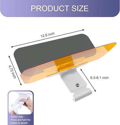 Goggle - Anti-Glare Dazzling Goggle Day & Night Vision Driving Mirror Sun Visors