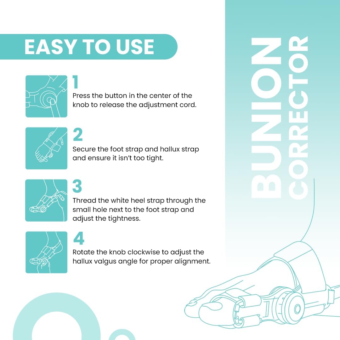 Toe Straightener Bunion Corrector for Women and Men