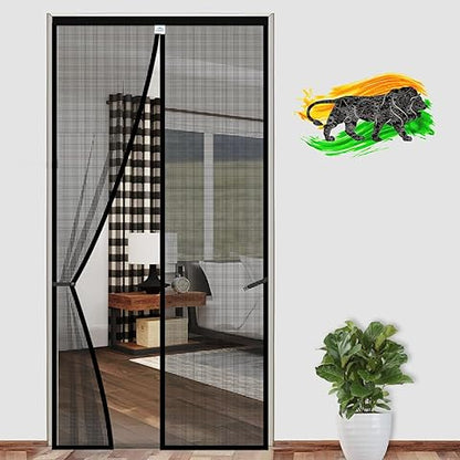 Magic Mesh Magnetic Mosquito Screen Door Net  ( Buy1 Get1 Free Pack Of 2 )