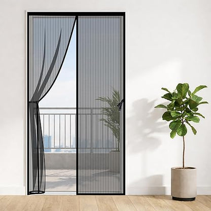 Magic Mesh Magnetic Mosquito Screen Door Net  ( Buy1 Get1 Free Pack Of 2 )