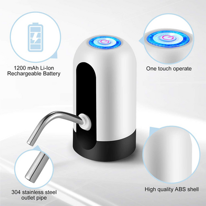 Automatic Wireless Water Bottle Can Dispenser Pump