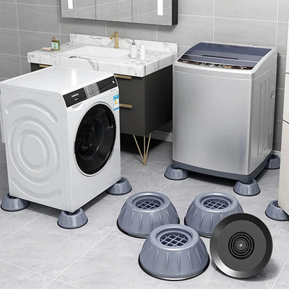 Anti Vibration Pad-Anti-vibration Pads For Washing Machine - 4 Pcs Shock Proof Feet For Washer ? Dryer, Great For Home, Laundry Room, Kitchen, Washer, Dryer, Table, Chair, Sofa, Bed (4 Units)