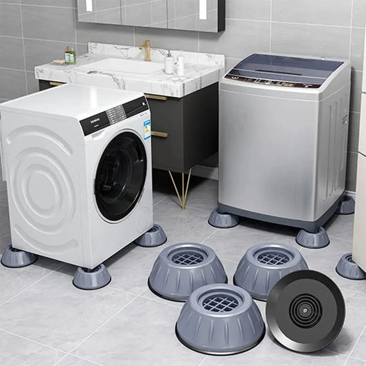 Anti Vibration Pad-Anti-vibration Pads For Washing Machine - 4 Pcs Shock Proof Feet For Washer ? Dryer, Great For Home, Laundry Room, Kitchen, Washer, Dryer, Table, Chair, Sofa, Bed (4 Units)
