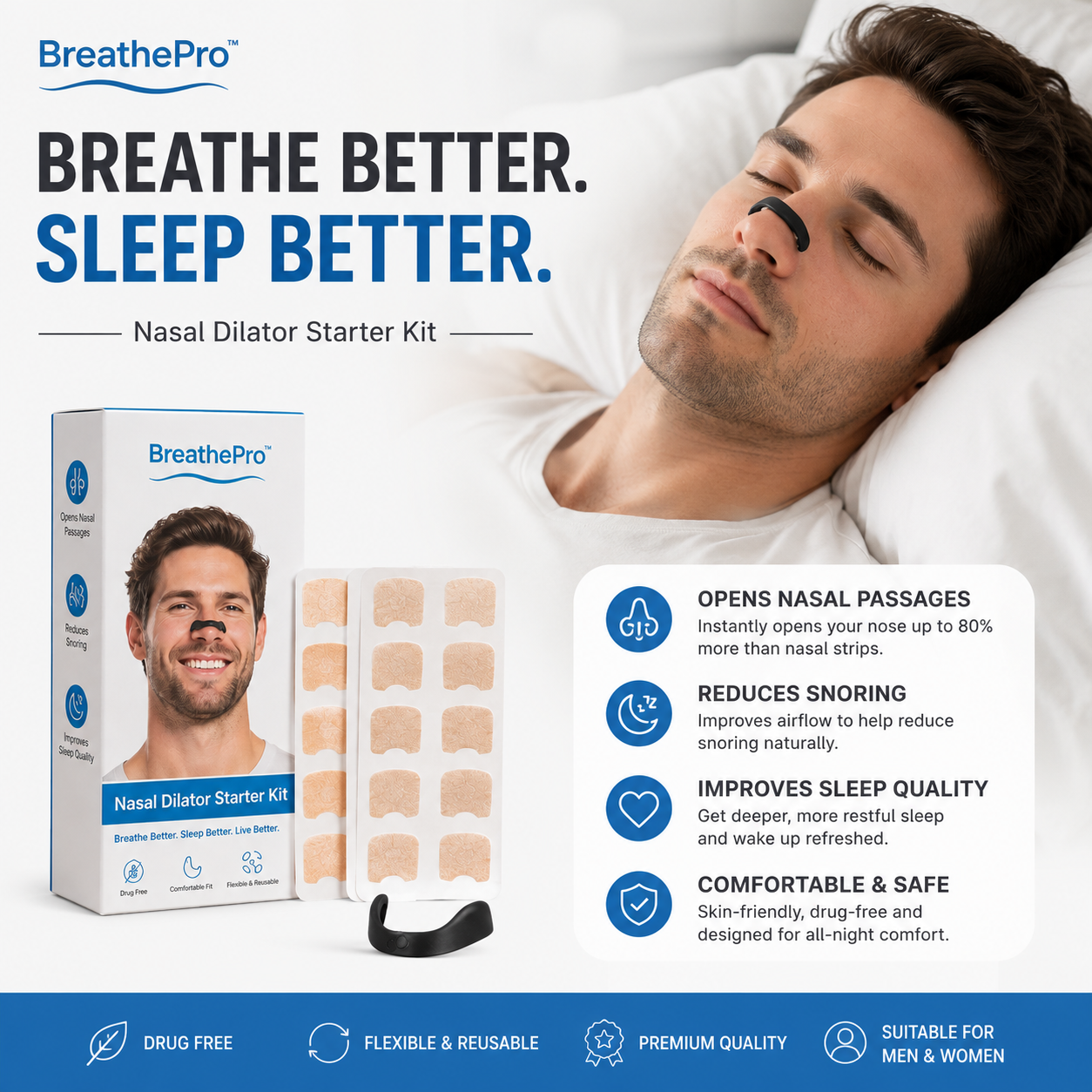 BreathePro™ Nasal  Starter kit