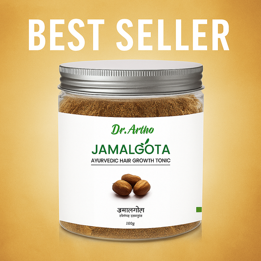 Jamalgota Powder for Hair Growth, Natural Skin & Hair Solution ( Pack Of 2 )
