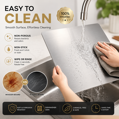 STEELORA™  Board With  Premium Stainless Steel