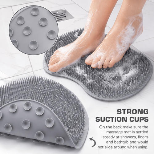 Shower Foot Scrubber Mat For Deep Cleaning