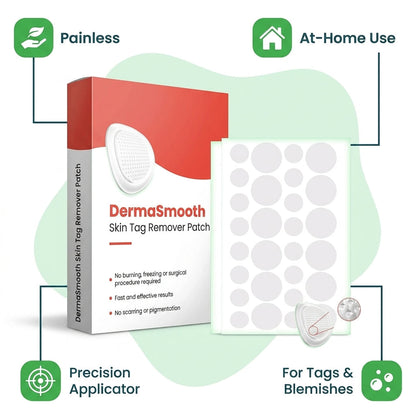 DermaSmooth Skin Tag Remover Patch (Pack of 2)