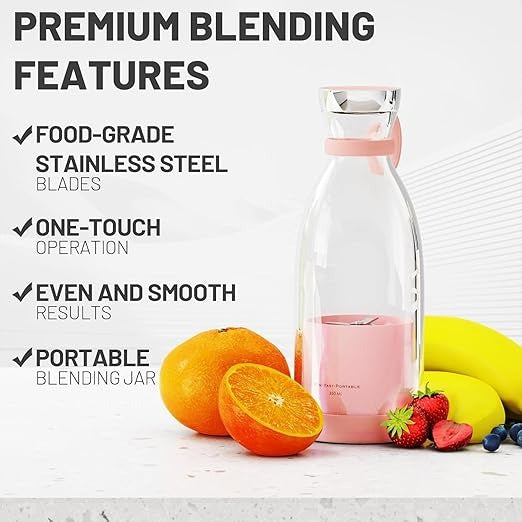 Electric Portable Mini Fruit Juicer Bottle