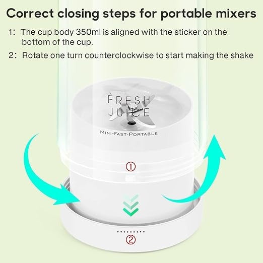 Electric Portable Mini Fruit Juicer Bottle