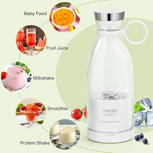 Electric Portable Mini Fruit Juicer Bottle