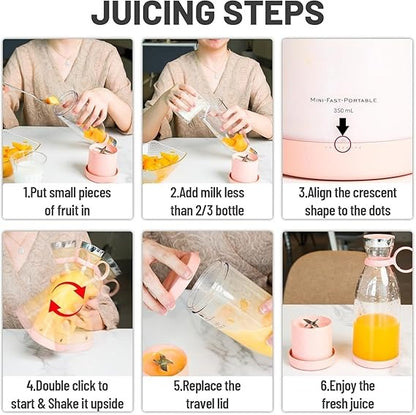 Electric Portable Mini Fruit Juicer Bottle