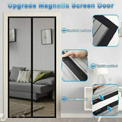 Magic Mesh Magnetic Mosquito Screen Door Net  ( Buy1 Get1 Free Pack Of 2 )